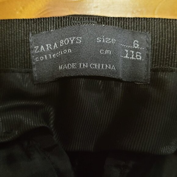 Zara dress pants boys with shiny stripe 6 - Picture 3 of 10
